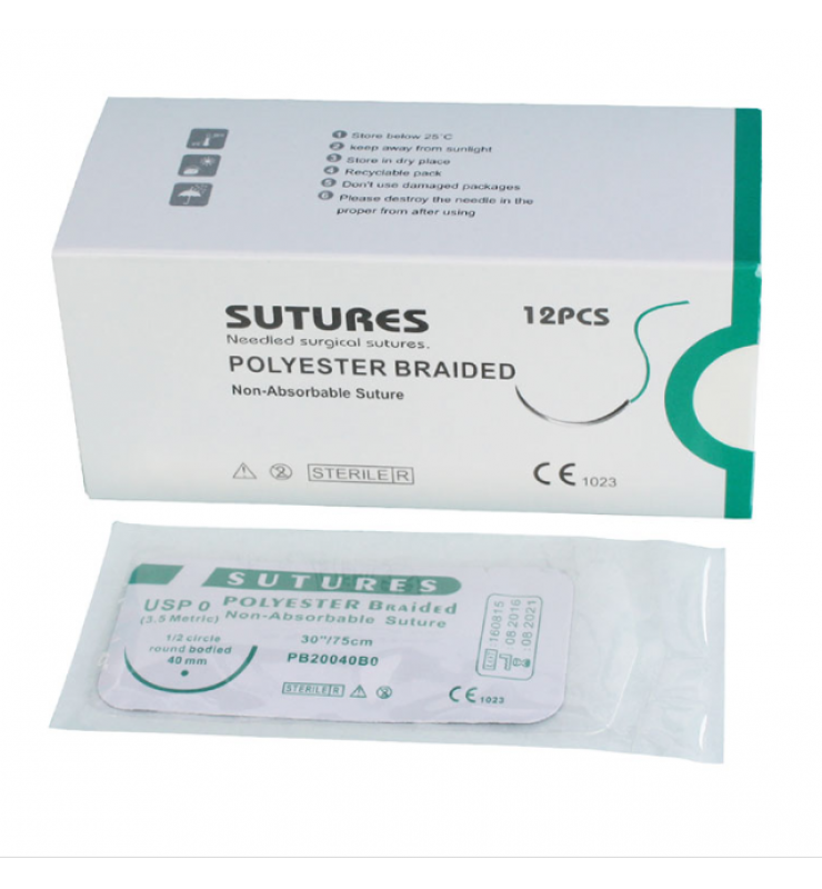 HS-E26 Polyester Braided Suture