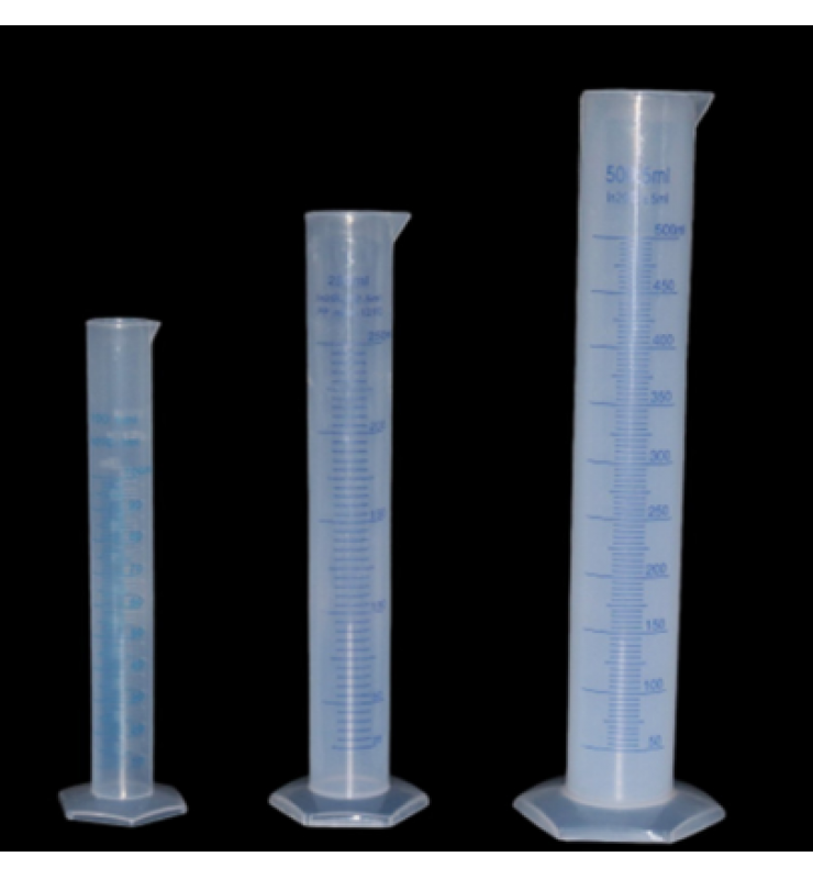   HS-N07 Laboratory function of plastic measuring graduated cylinder