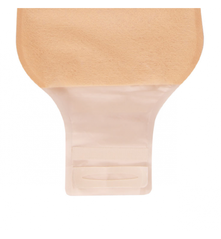 One-Piece Drainable Pouch With Velcro Closure